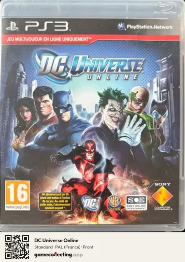 DC Universe Online PlayStation 3, France box front