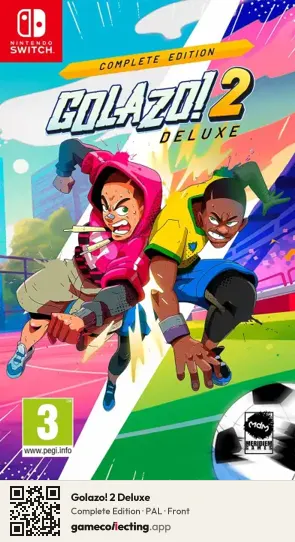 Golazo! 2 Deluxe Nintendo Switch, PAL box front
