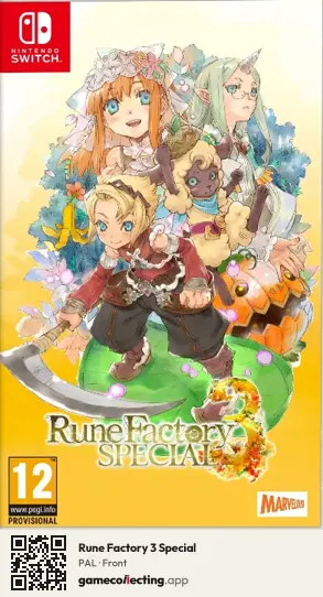Rune Factory 3 Special Nintendo Switch, PAL box front
