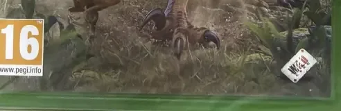 Ark: Survival Evolved, the PEGI square on its front