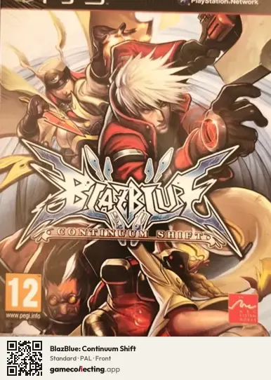 BlazBlue: Continuum Shift PlayStation 3, PAL box front