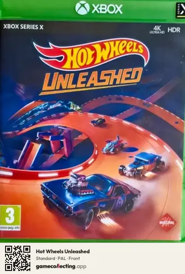 Hot Wheels Unleashed Xbox Series X, PAL box front