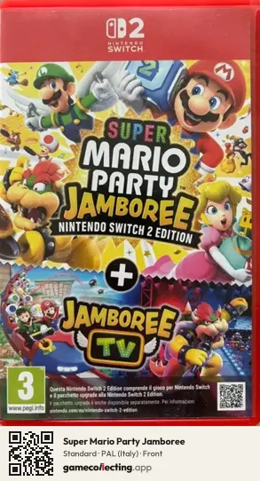 Super Mario Party Jamboree Nintendo Switch 2, Italy box front