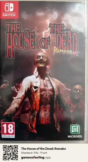 The House of the Dead: Remake Nintendo Switch, PAL box front