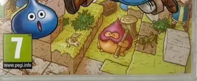 Dragon Quest Builders, the PEGI square on its front