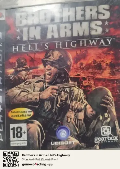 Brothers in Arms: Hell's Highway PlayStation 3, Spain box front