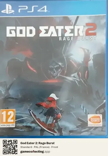 God Eater 2: Rage Burst PlayStation 4, France box front