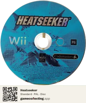 Heatseeker Nintendo Wii, PAL disc