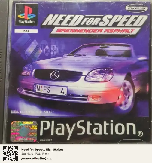Need for Speed: High Stakes PlayStation, PAL box front