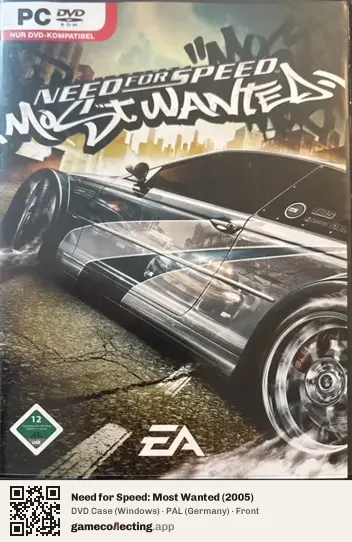 Need for Speed: Most Wanted (2005) Computer, Germany box front