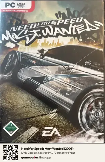 Need for Speed: Most Wanted (2005) Computer, Germany box front