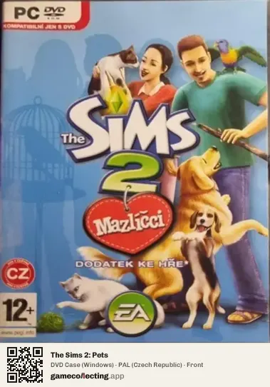 The Sims 2: Pets Computer, Czech Republic box front