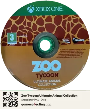 Zoo Tycoon: Ultimate Animal Collection Xbox One, PAL disc