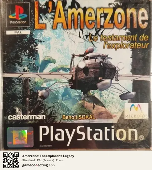 Amerzone: The Explorer's Legacy PlayStation, France box front