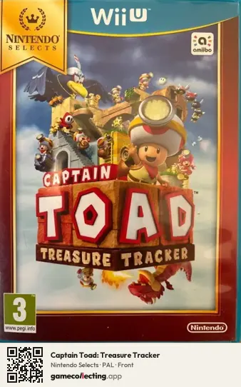 Captain Toad: Treasure Tracker Nintendo Wii U, PAL box front