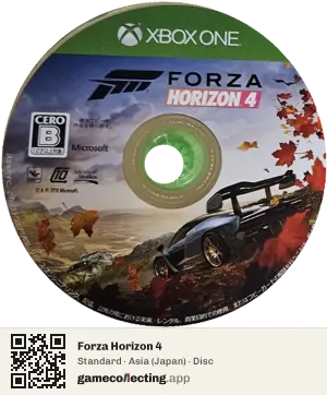 Forza Horizon 4 Xbox One, Asia disc