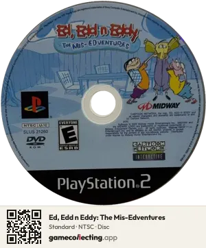 Ed, Edd n Eddy: The Mis-Edventures PlayStation 2, NTSC disc