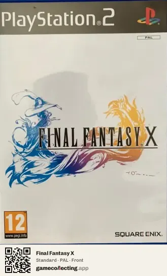 Final Fantasy X PlayStation 2, PAL box front