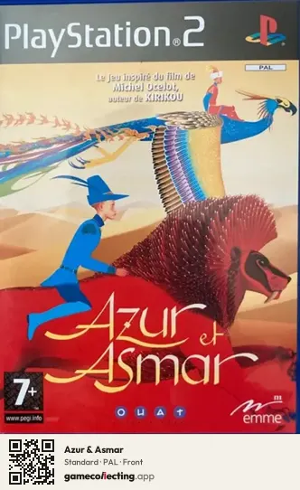 Azur & Asmar PlayStation 2, PAL box front