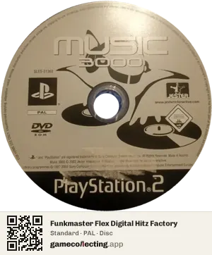 Funkmaster Flex Digital Hitz Factory PlayStation 2, PAL disc