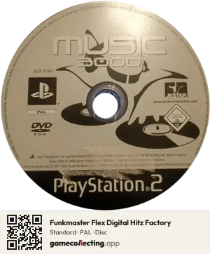 Funkmaster Flex Digital Hitz Factory PlayStation 2, PAL disc