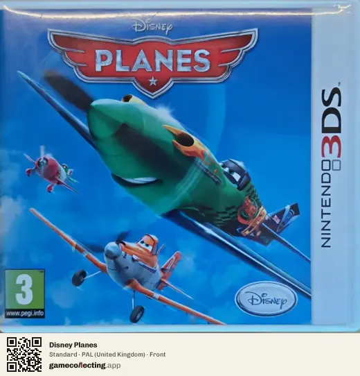Disney Planes Nintendo 3DS, United Kingdom box front