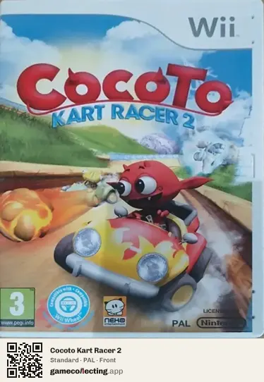 Cocoto Kart Racer 2 Nintendo Wii, PAL box front
