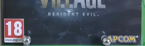 Resident Evil Village, the USK square on its front