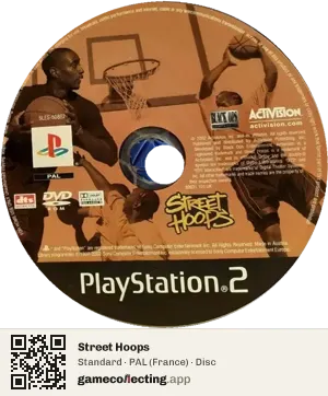 Street Hoops PlayStation 2, PAL disc