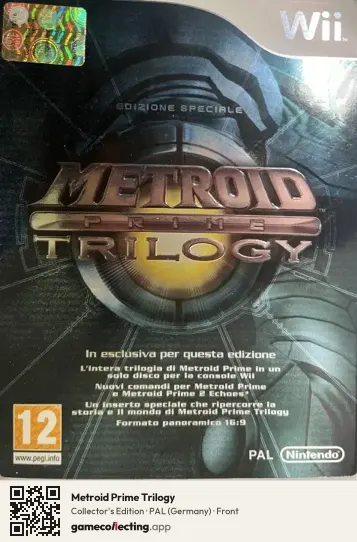 Metroid Prime Trilogy Nintendo Wii, Germany box front