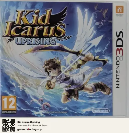 Kid Icarus: Uprising Nintendo 3DS, France box front