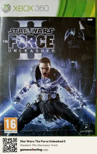 Star Wars: The Force Unleashed II Xbox 360, Germany box front