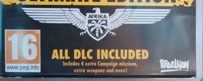 Sniper Elite III, the USK square on its front