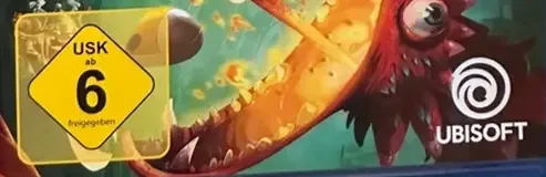 Rayman Legends, the USK square on its front
