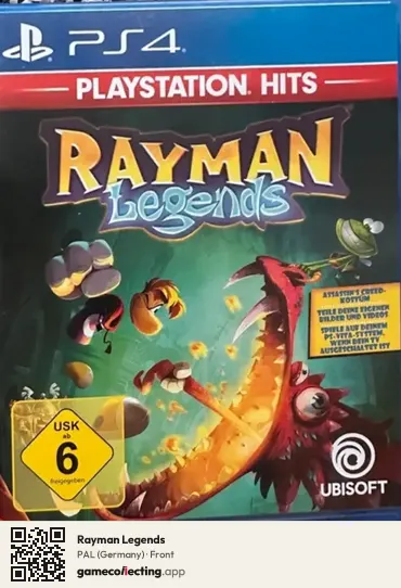 Rayman Legends PlayStation 4, Germany box front