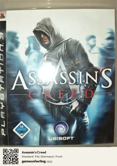 Assassin's Creed PlayStation 3, Germany box front
