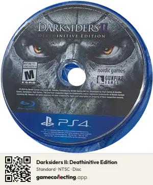Darksiders II: Deathinitive Edition PlayStation 4, NTSC disc