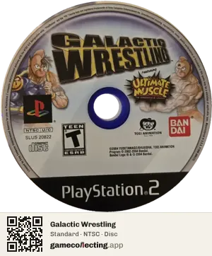 Galactic Wrestling PlayStation 2, NTSC disc
