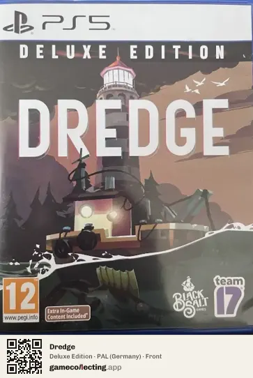 Dredge PlayStation 5, Germany box front