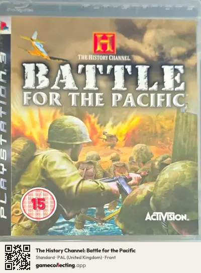 The History Channel: Battle for the Pacific PlayStation 3, United Kingdom box front