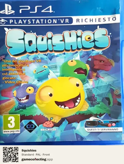 Squishies PlayStation 4, PAL box front