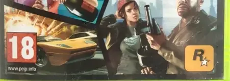 Grand Theft Auto: Episodes from Liberty City, the PEGI square on its front