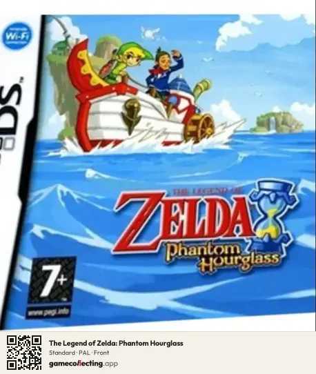 The Legend of Zelda: Phantom Hourglass Nintendo DS, PAL box front