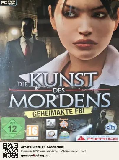 Art of Murder: FBI Confidential Computer, Germany box front