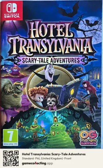 Hotel Transylvania: Scary-Tale Adventures Nintendo Switch, United Kingdom box front