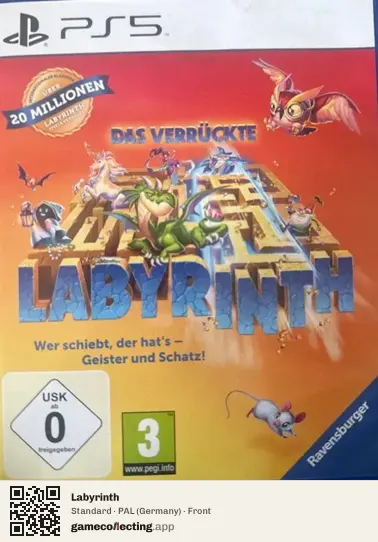 Labyrinth PlayStation 5, Germany box front