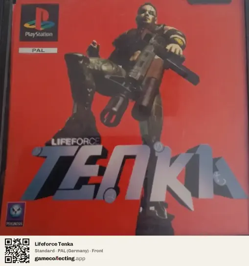 Lifeforce Tenka PlayStation, Germany box front