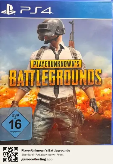PlayerUnknown's Battlegrounds PlayStation 4, Germany box front