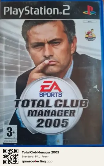 Total Club Manager 2005 PlayStation 2, PAL box front