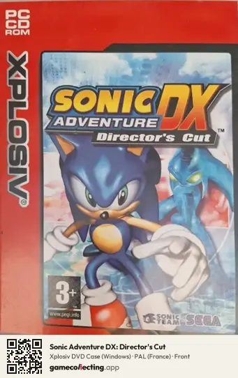 Sonic Adventure DX: Director's Cut Computer, France box front